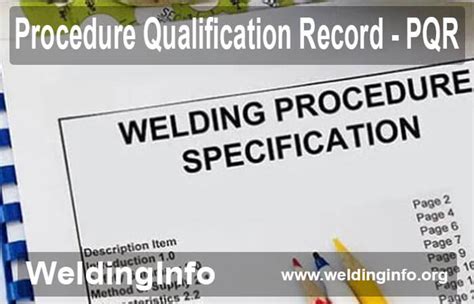 procedure qualification record pqr for metal fabricator|welding pqr test.